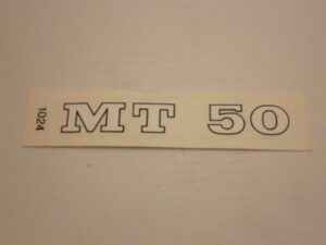 Sticker MT 50 9,5x1,5cm